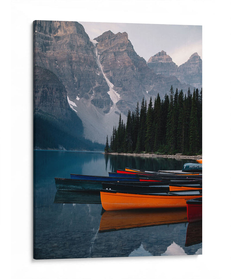 Lago Moraine | Cuadro decorativo de Canvas Lab