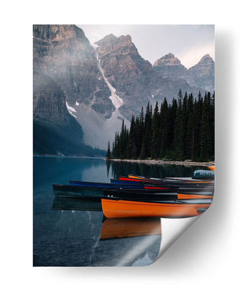 Lago Moraine | Cuadro decorativo de Canvas Lab