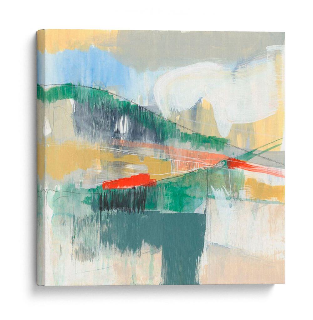 Montañas Abstractas I - Jennifer Goldberger | Cuadro decorativo de Canvas Lab