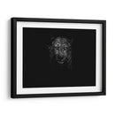 Leopardo en la penumbra | Cuadro decorativo de Canvas Lab