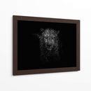 Leopardo en la penumbra | Cuadro decorativo de Canvas Lab