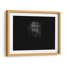Leopardo en la penumbra | Cuadro decorativo de Canvas Lab