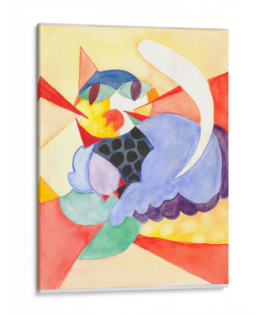 Felino abstracto | Cuadro decorativo de Canvas Lab
