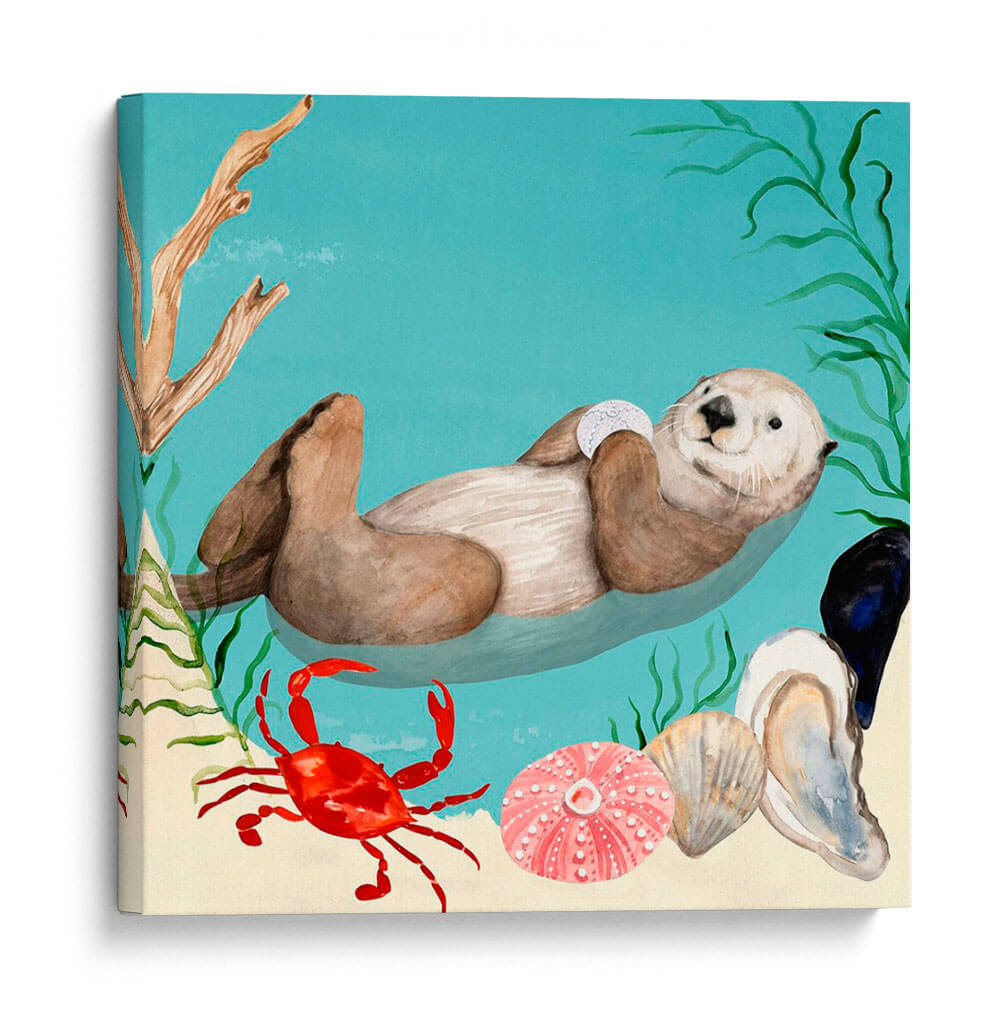 Otters Paradise I - Victoria Borges | Cuadro decorativo de Canvas Lab