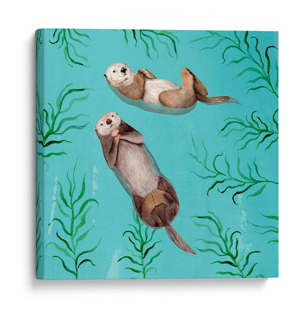 Otters Paradise Iv - Victoria Borges | Cuadro decorativo de Canvas Lab