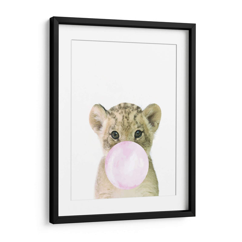 Lion Bubble Gum | Cuadro decorativo de Canvas Lab