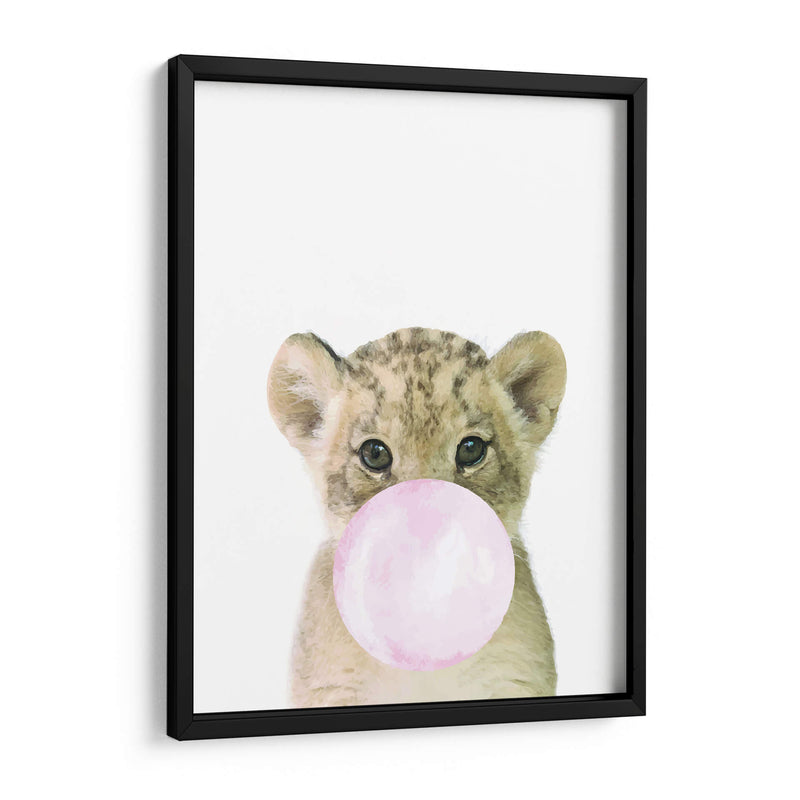 Lion Bubble Gum | Cuadro decorativo de Canvas Lab