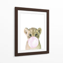 Lion Bubble Gum | Cuadro decorativo de Canvas Lab