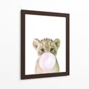 Lion Bubble Gum | Cuadro decorativo de Canvas Lab