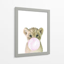 Lion Bubble Gum | Cuadro decorativo de Canvas Lab