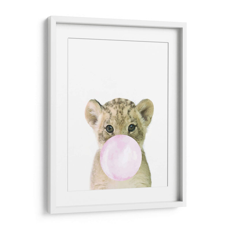 Lion Bubble Gum | Cuadro decorativo de Canvas Lab