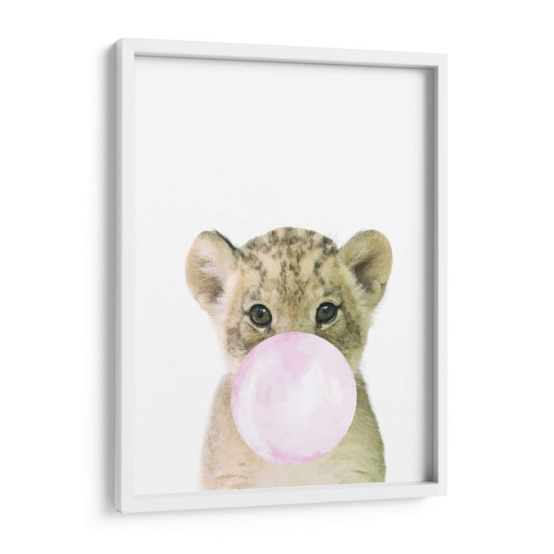 Lion Bubble Gum | Cuadro decorativo de Canvas Lab