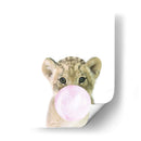 Lion Bubble Gum | Cuadro decorativo de Canvas Lab