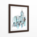 Ciudad Azul I - Ethan Harper | Cuadro decorativo de Canvas Lab