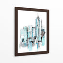 Ciudad Azul I - Ethan Harper | Cuadro decorativo de Canvas Lab