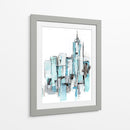 Ciudad Azul I - Ethan Harper | Cuadro decorativo de Canvas Lab