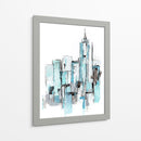 Ciudad Azul I - Ethan Harper | Cuadro decorativo de Canvas Lab
