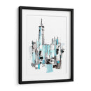 Ciudad Azul Ii - Ethan Harper | Cuadro decorativo de Canvas Lab