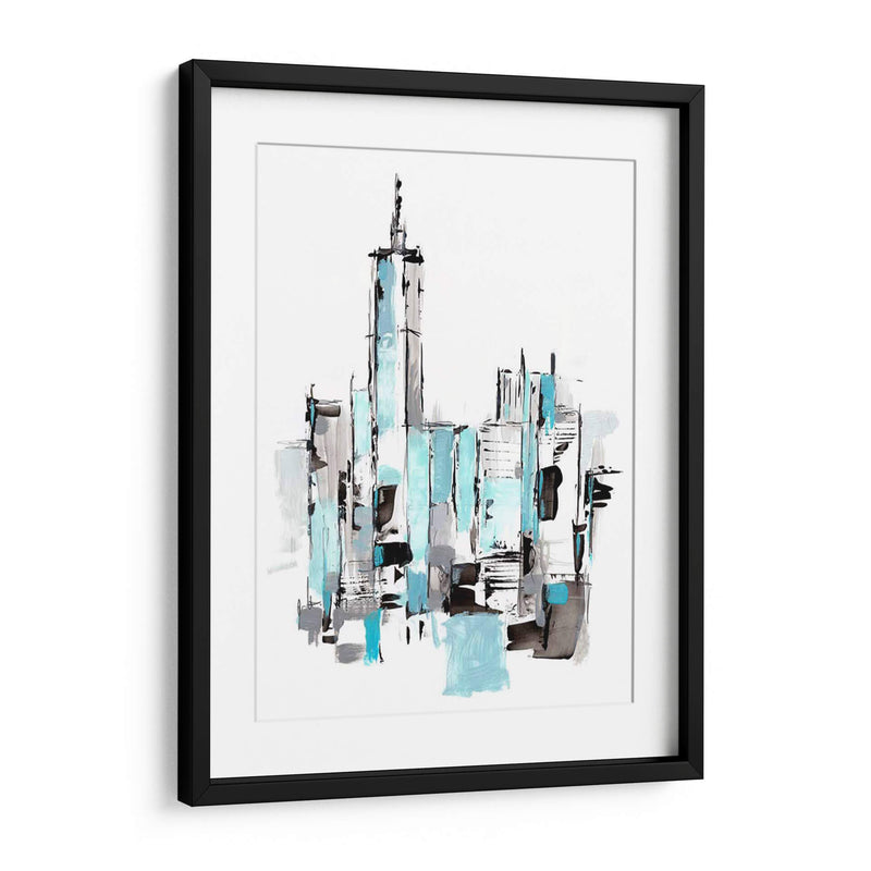 Ciudad Azul Ii - Ethan Harper | Cuadro decorativo de Canvas Lab