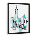 Ciudad Azul Ii - Ethan Harper | Cuadro decorativo de Canvas Lab