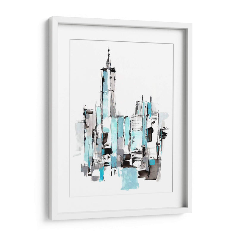 Ciudad Azul Ii - Ethan Harper | Cuadro decorativo de Canvas Lab