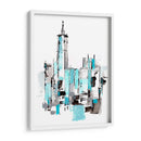 Ciudad Azul Ii - Ethan Harper | Cuadro decorativo de Canvas Lab