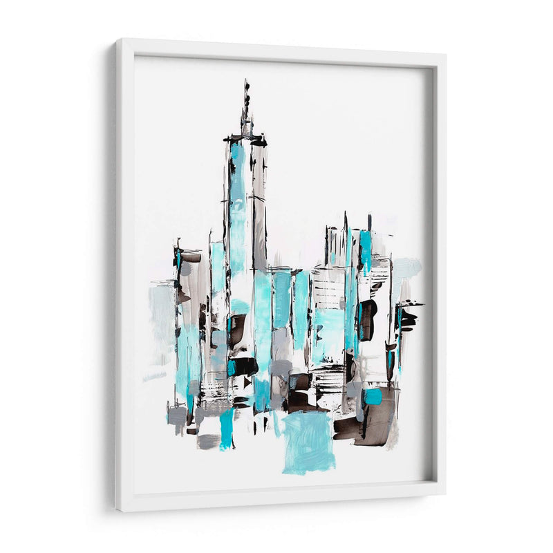Ciudad Azul Ii - Ethan Harper | Cuadro decorativo de Canvas Lab