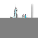 Ciudad Azul Ii - Ethan Harper | Cuadro decorativo de Canvas Lab