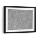 Mapa Gris Personalizado De Nueva York - Vision Studio | Cuadro decorativo de Canvas Lab