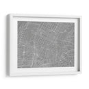 Mapa Gris Personalizado De Nueva York - Vision Studio | Cuadro decorativo de Canvas Lab