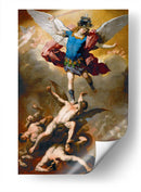 La caída de los ángeles rebeldes - Luca Giordano | Cuadro decorativo de Canvas Lab