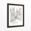 Sketch Iii De La Ciudad Europea - June Erica Vess | Cuadro decorativo de Canvas Lab