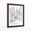 Sketch Iii De La Ciudad Europea - June Erica Vess | Cuadro decorativo de Canvas Lab