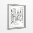 Sketch Iii De La Ciudad Europea - June Erica Vess | Cuadro decorativo de Canvas Lab