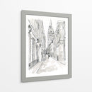 Sketch Iii De La Ciudad Europea - June Erica Vess | Cuadro decorativo de Canvas Lab