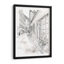 Bosquejo De La Ciudad Europea Vi - June Erica Vess | Cuadro decorativo de Canvas Lab
