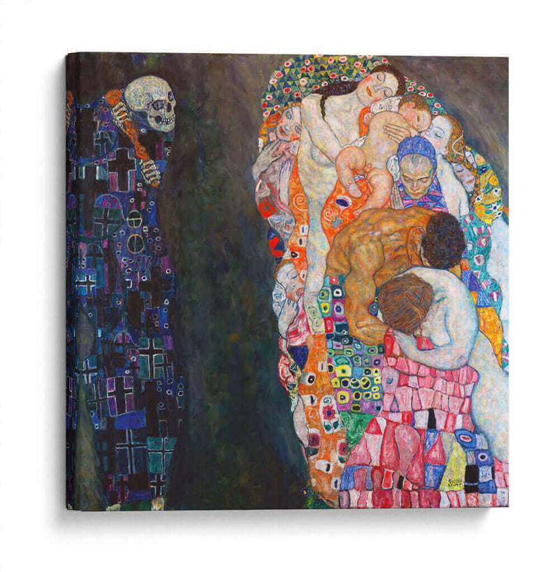 Muerte y vida - Gustav Klimt | Cuadro decorativo de Canvas Lab