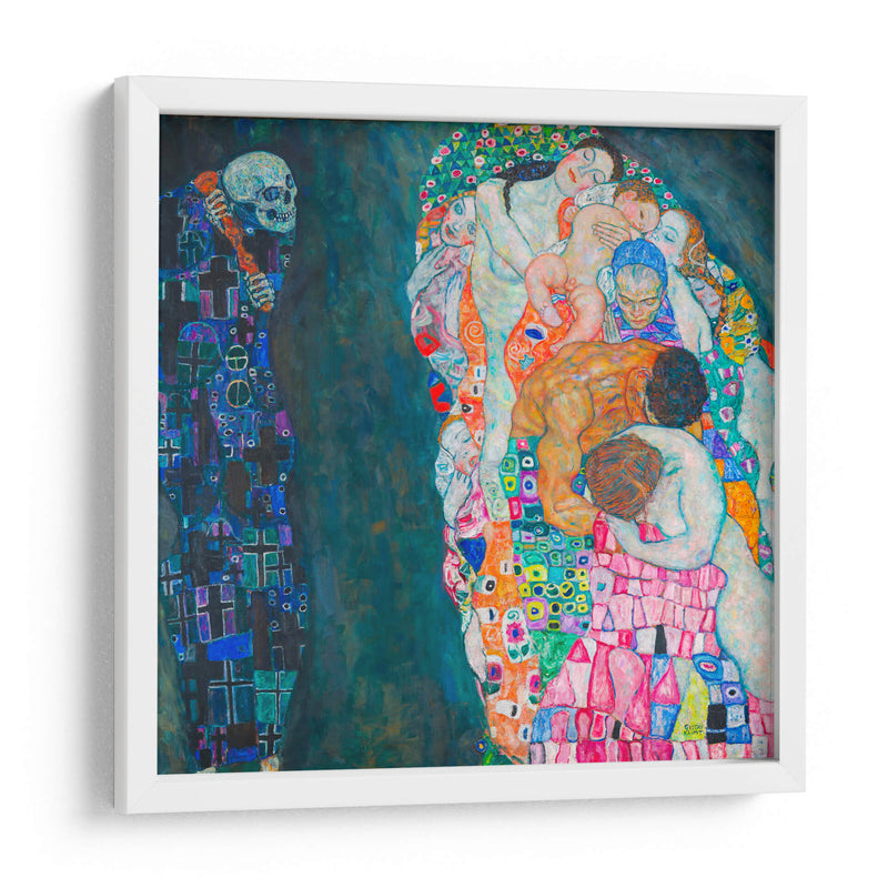 Muerte y vida - Gustav Klimt | Cuadro decorativo de Canvas Lab