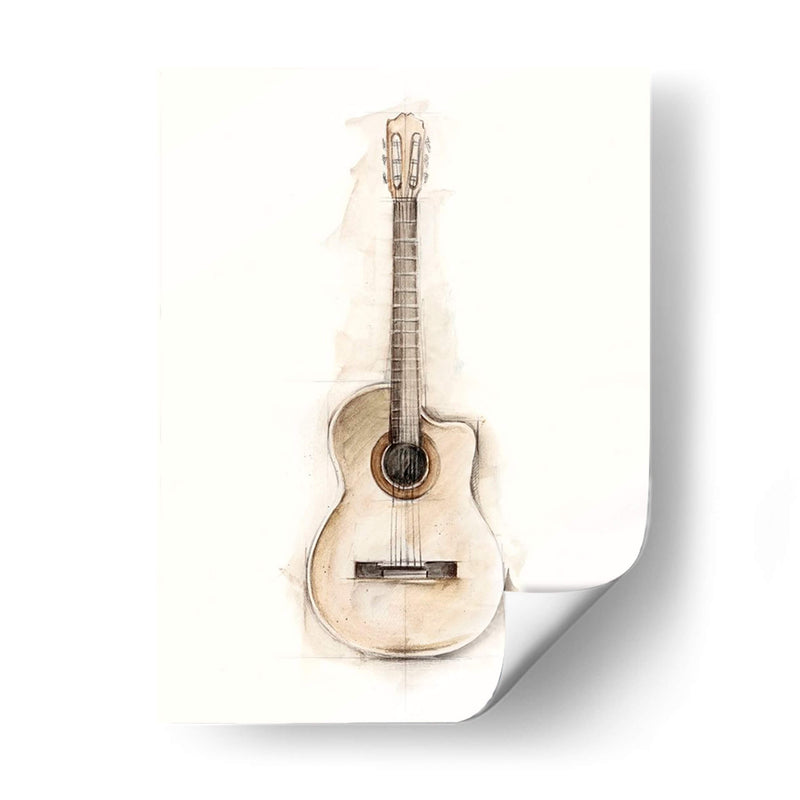 Ethans Guitar Ii - Ethan Harper | Cuadro decorativo de Canvas Lab