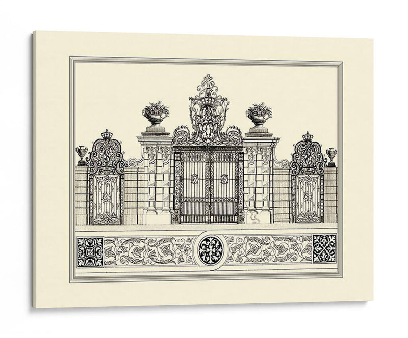 Bw Grand Garden Gate Iv - O. Kleiner | Cuadro decorativo de Canvas Lab