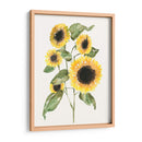 Composición De Girasol I - Jennifer Goldberger | Cuadro decorativo de Canvas Lab