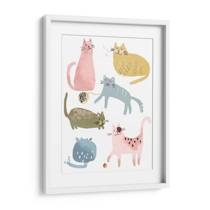 Cat Squad I - June Erica Vess | Cuadro decorativo de Canvas Lab