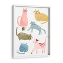Cat Squad I - June Erica Vess | Cuadro decorativo de Canvas Lab