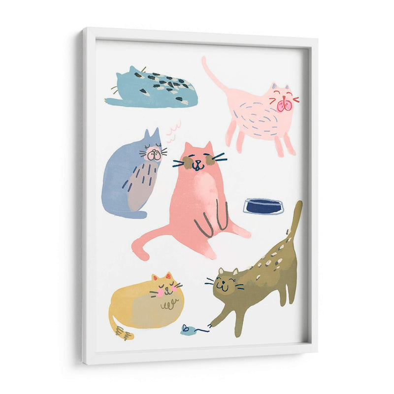 Cat Squad Ii - June Erica Vess | Cuadro decorativo de Canvas Lab