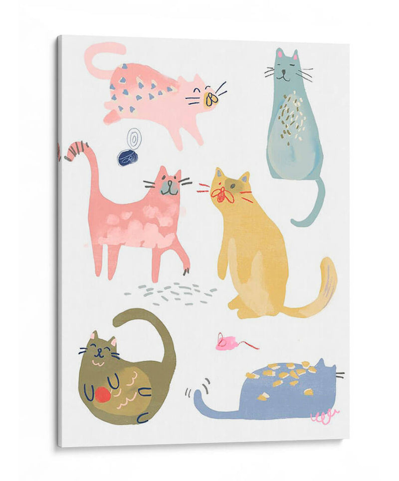 Cat Squad Iv - June Erica Vess | Cuadro decorativo de Canvas Lab