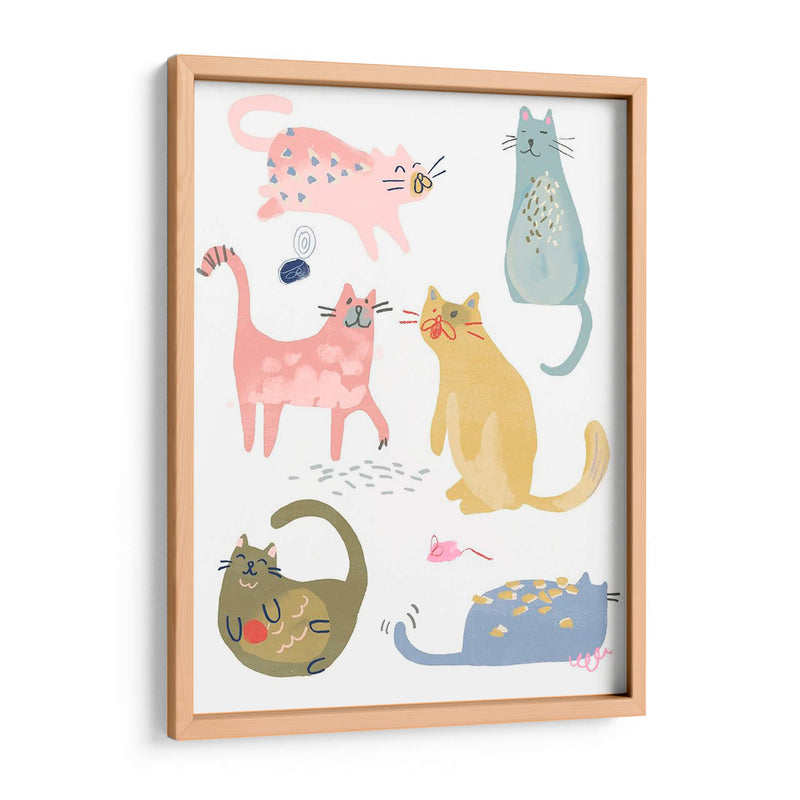 Cat Squad Iv - June Erica Vess | Cuadro decorativo de Canvas Lab