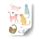 Cat Squad Iv - June Erica Vess | Cuadro decorativo de Canvas Lab