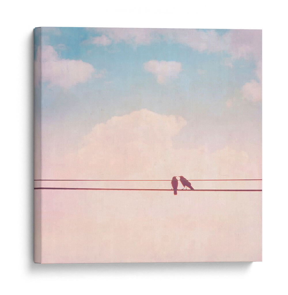 Pájaros En Alambres Ii - Sue Riger | Cuadro decorativo de Canvas Lab