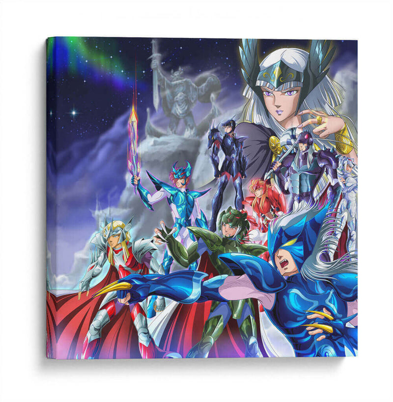 Hilda y los caballeros de Asgard - Juni Anker | Cuadro decorativo de Canvas Lab