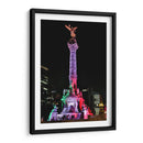 Angel de la Independencia iluminado | Cuadro decorativo de Canvas Lab